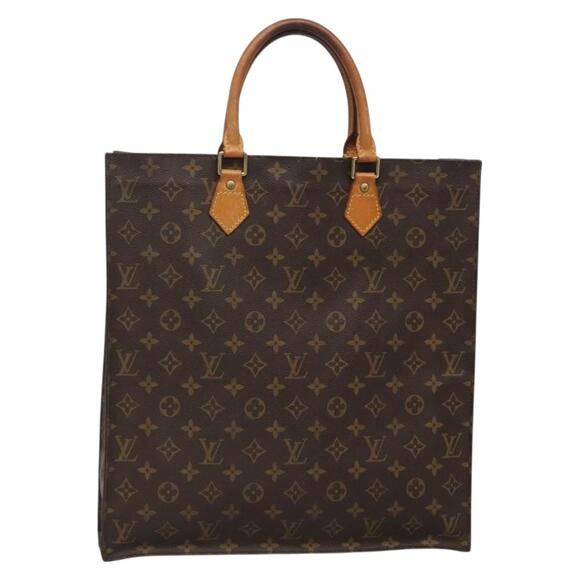 LOUIS VUITTON Monogram Sac Plat Hand Bag M51140 - Picture 1 of 12